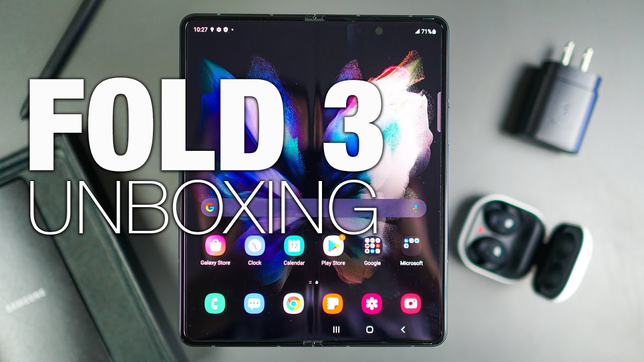 GALAXY Z FOLD 3: Unboxing and First Impressions!