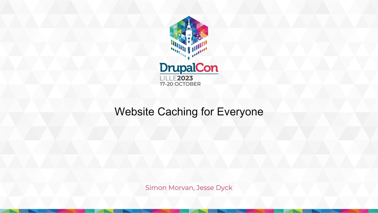 USERS & EDITORS - Website Caching for Everyone