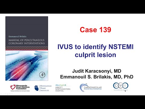 Case 139: PCI Manual - IVUS for culprit vessel identification in NSTEMI