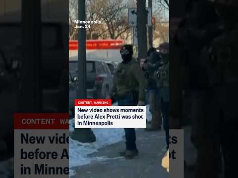 New video shows moments before Alex Pretti shot