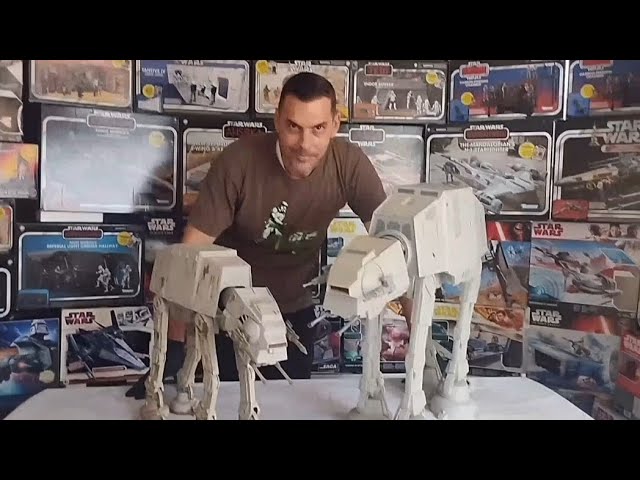 Vídeo relacionado con Elbenwald Jersey de Punto con Estampado Noruego Star Wars Batalla de Hoth en diseño Invernal con AT-AT y AT-ST en Gris, Azul, Blanco - M
