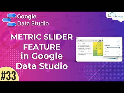 Introduction to Google Data Studio Google Data Studio Part 1 WsCube Tech