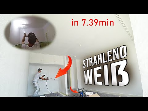 AIRLESS Farbe Spritzen mit der Graco GX21 (ERSTES mal)