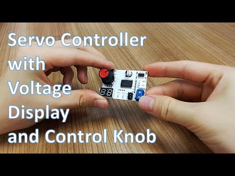 Servo Controller with Voltage Display and Control Knob User Guide