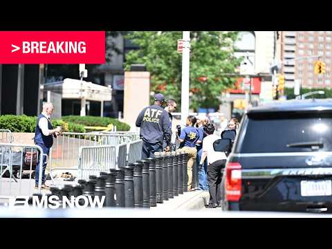 BREAKING: Anti-ICE activist arrested after fireworks lit outside of federal building in NYC