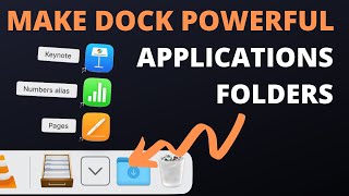 Folder of Applications in the Dock and Other Smart Folders