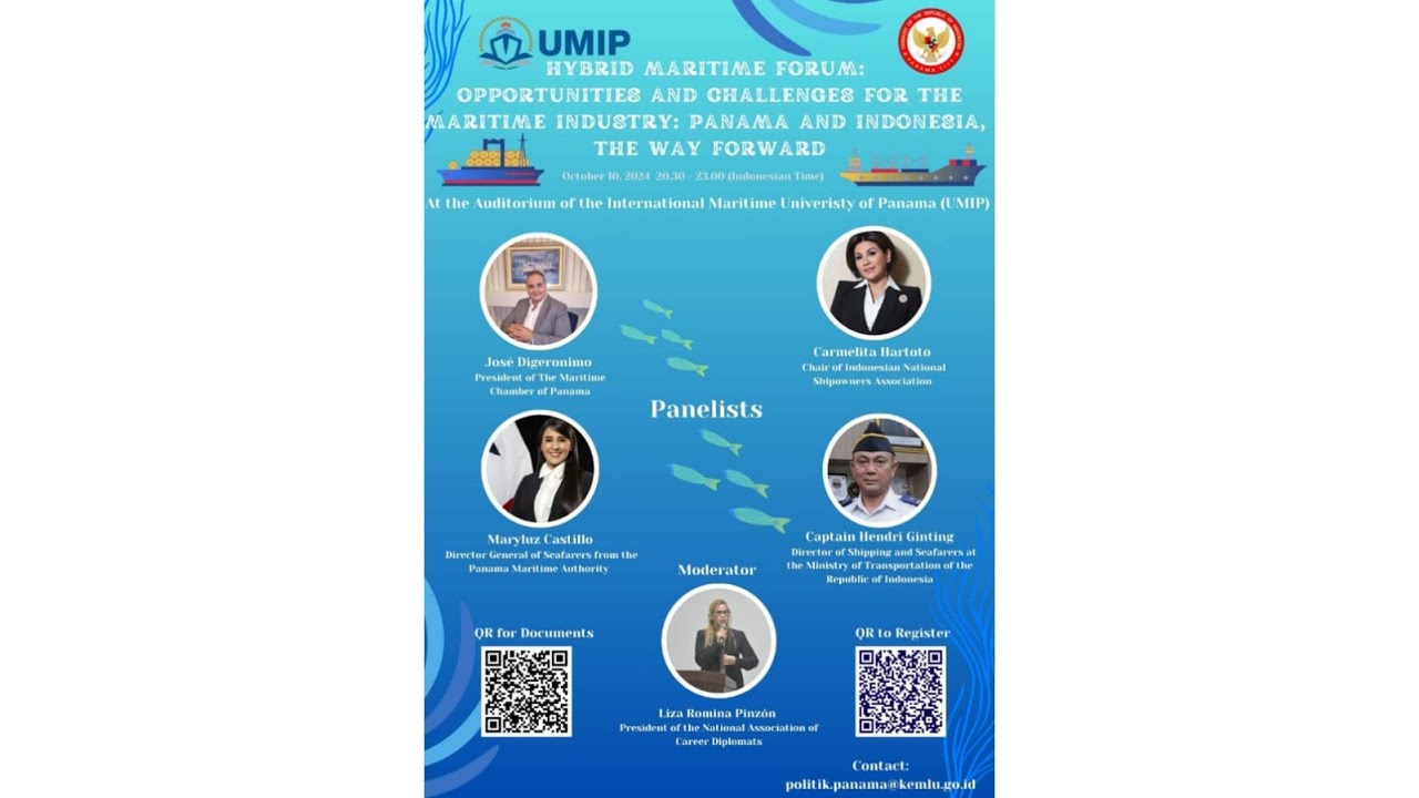 Maritime Forum: Opportunities and Challenges of Indonesia and Panama on October 10, 2024 at UMIP