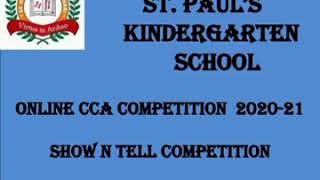 SHOW AND TELL KINDERGARTEN