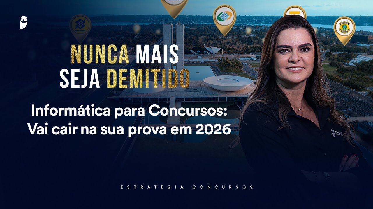 Informática para Concursos: Vai cair na sua prova em 2026 - Nunca mais seja demitido 2026