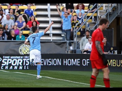 GOAL | David Villa ties the game in Columbus | NYC vs. CLB