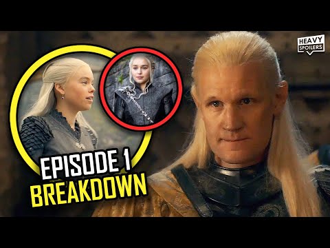 HOUSE OF THE DRAGON Episode 1 Breakdown & Ending Explained | Review & Game Of Thrones Easter Eggs