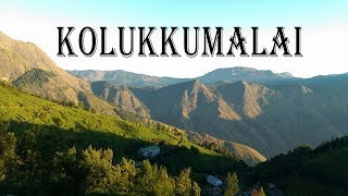 preview picture of video 'Kolukkumalai, Sun rise, suryanelli, Munnar'