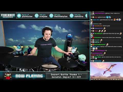 The8BitDrummer plays "Across Dimming Asterisms" | Genshin Impact