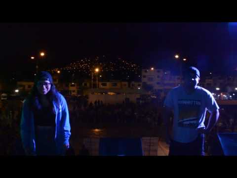 ANDREA vs FAYER -BATALLON- Batalla de los gallos SJM