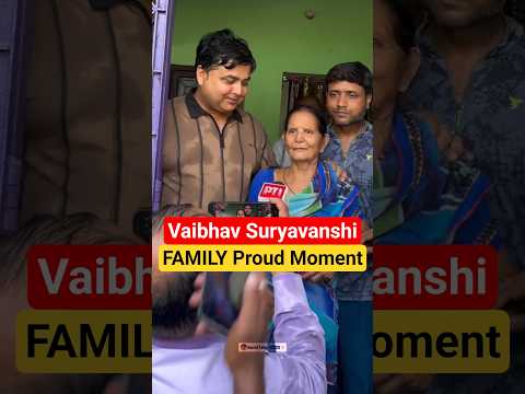 Vaibhav Suryavanshi Ke Indian Team Me Selection Ke Baad Kaha Celebration #shorts