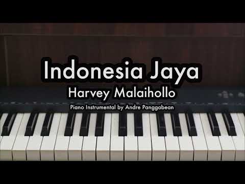 Indonesia Jaya - Harvey Malaihollo | Piano Karaoke by Andre Panggabean
