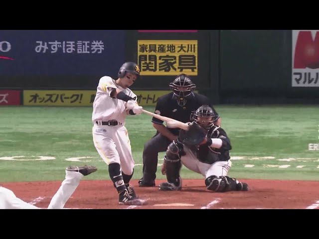 【6回裏】ホークス・牧原大成 快足を飛ばして3ベースヒットを放つ!! 2022年5月20日 福岡ソフトバンクホークス 対 千葉ロッテマリーンズ