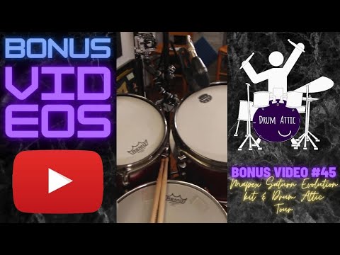 Mapex Saturn Evolution Kit and Drum Attic Tour - Bonus Video #45