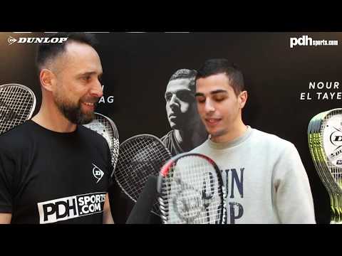 Review of World Champion & World no.1 Ali Farag’s Dunlop Revelation Pro squash racket with PDHSPORTS