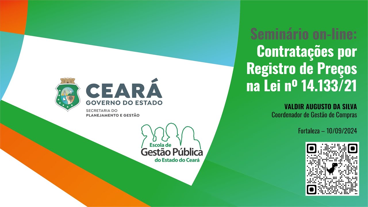 Seminário: Contratações por Registro de Preços na Lei nº 14.133/2021