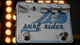 Video thumbnail for SolidGoldFX Surf Rider III Reverb Effect Pedal Demo by Reverb