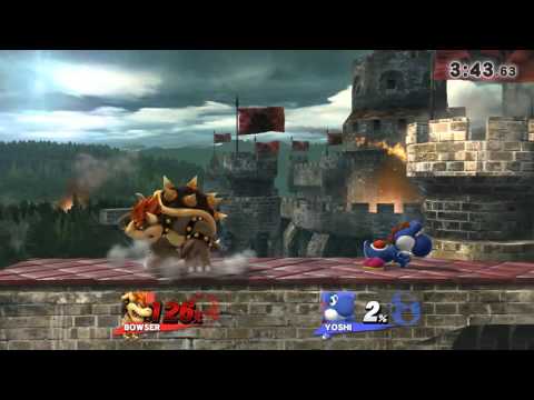 smash 4 venus - psy(bowser) vs ñato(yoshi)
