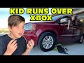 Kid Temper Tantrum Sister Runs Over Brother S NEW Xbox With Mom S Van Original