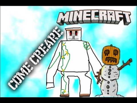 Смотреть онлайн видео Minecraft 1.5.2 COME CREARE PUPAZZI 