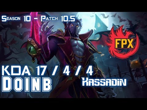 FPX Doinb KASSADIN vs EKKO Mid - Patch 10.5 KR Ranked