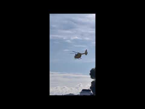 L'arrivo dell'elicottero Pegaso in Fipili (Video: Luca Bottero - I Dannati della Fipili / Facebook)