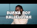Burna Boy - Hallelujah (Lyrics Video)
