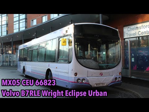 Kickdown! First Essex Route 371 | Volvo B7RLE Wright Eclipse Urban | MX05 CEU 66823