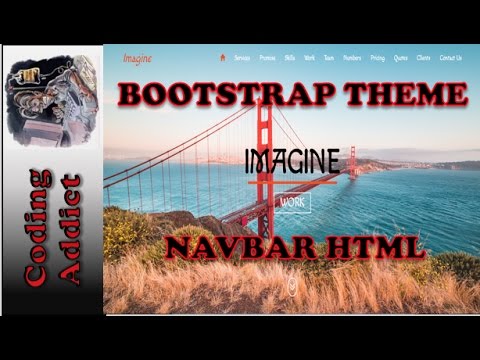 Bootstrap Theme 42 - Navbar HTML