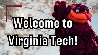 Welcome to Virginia Tech!