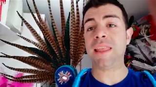 DIY Como hacer Espaldar o Mochila de Plumas