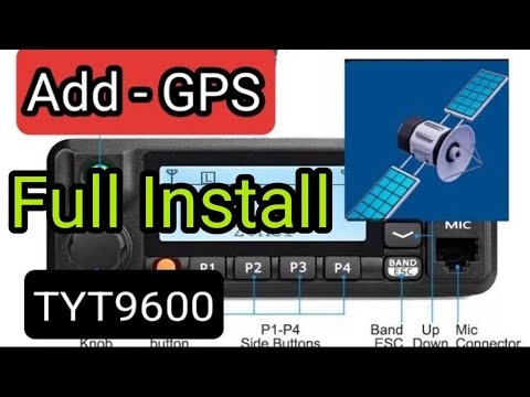 TYT9600 GPS Modification - Full Install & Test