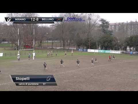 Highlights | Rugby Mirano - Rugby Belluno | Serie B 2024-25