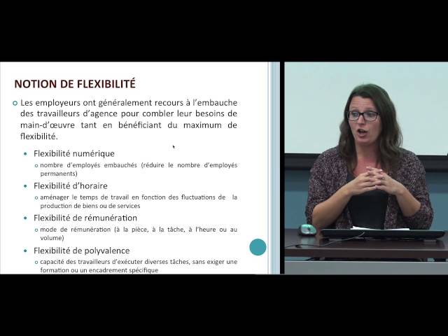 Conférence: «Les agences de location de personnel : un nouveau modèle productif du travail?»
