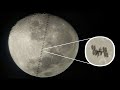 ISS Lunar Transit Through 16 Telescope