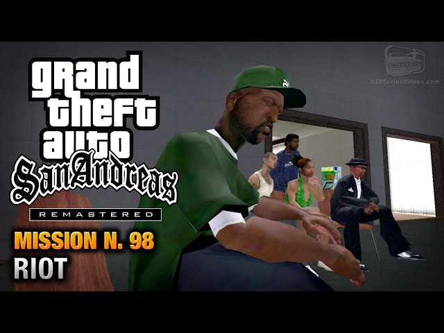 How do riots work in GTA San Andreas?