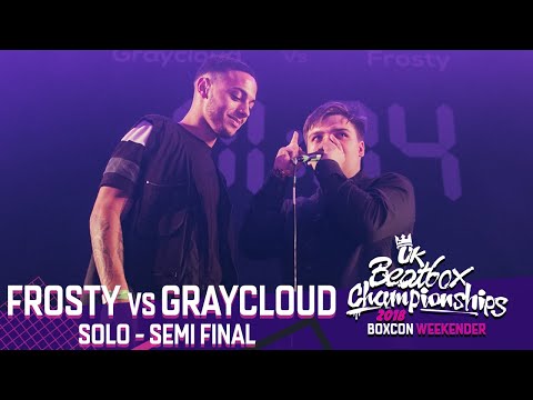 Frosty vs Graycloud | Solo Semi Final | 2018 UK Beatbox Championships