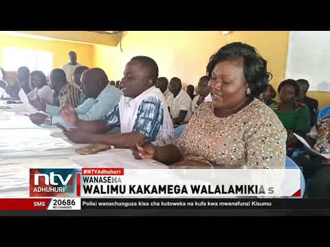 Kakamega: Walimu watishia kuandaa maandamano kulalamikia changamoto za SHA
