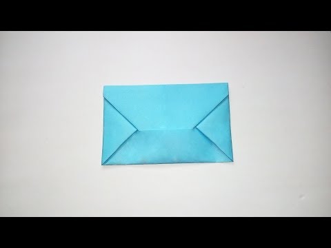 How To Make a Super Easy Origami Envelope - Paper Envelope Making Without Glue Tape and Scissors