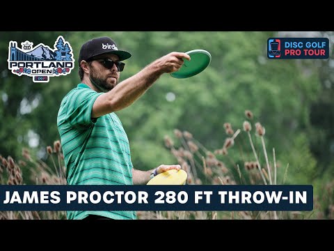 James Proctor 280 FT Throw-In for Birdie | Portland Open