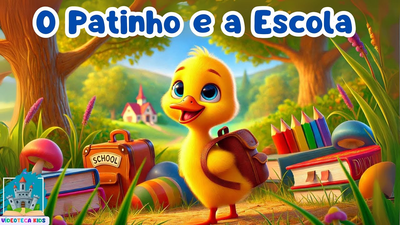 O PATINHO E A ESCOLA - História Infantil | #historiainfantilparadormir #historinha #livrosinfantis