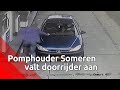 Huub Lemmen uit Someren probeert benzinedieven tegen te houden.