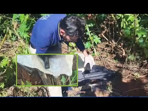 Hallan fusiles ocultos en matorral de Corpus Christi, Canindeyú