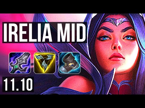 IRELIA vs LUCIAN (MID) | 7 solo kills, 65% winrate, Legendary, 13/2/3 | EUW Master | v11.10