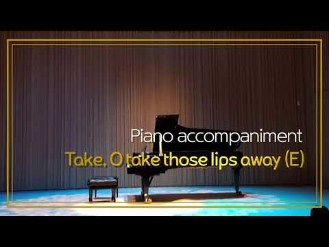 [H] 4. Take, O take those lips away (R. Quilter) Op.23, No.4 / Piano Accompaniment, Karaoke, MR