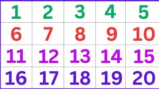 1 to 20 Counting Numbers for Kids | Learn Numbers with Fun | Counting 1 to 100 for Children